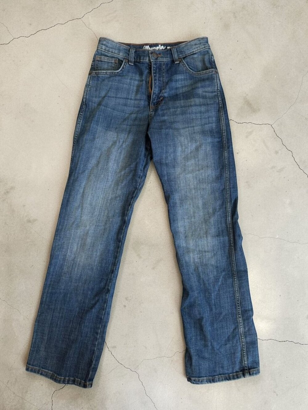 Wrangler Women’s Blue Straight-Leg Jeans